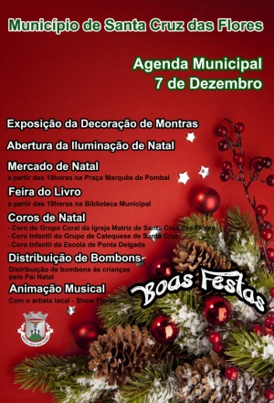 Agenda Municipal do dia 7 de Dezembro