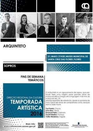 Concerto dos ArQuinteto | Temporada Art&iacute;stica 2016