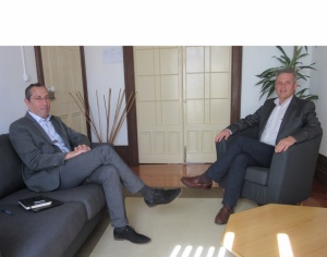 Reuni&atilde;o com o Secret&aacute;rio Regional da Agricultura e Florestas