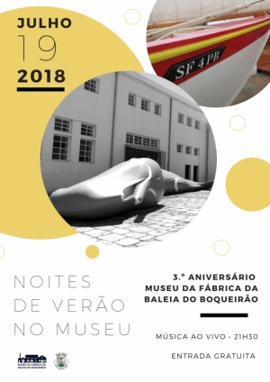 Noites de Ver&atilde;o no Museu, dia 19 de Julho pelas 21h30