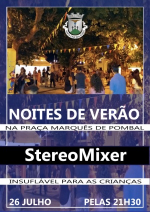 Noites de Ver&atilde;o, dia 26 de Julho pelas 21h30