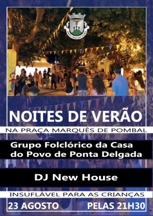 Noites de Ver&atilde;o, dia 23 de agosto pelas 21h30