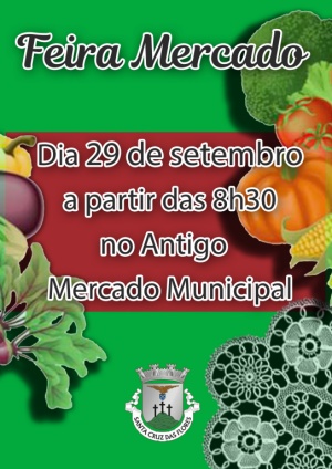 Feira Mercado no dia 29 de setembro no Antigo Mercado Municipal