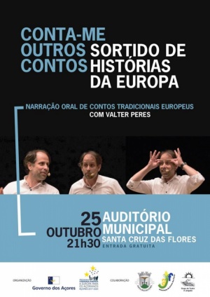 "Conta-me Outros Contos" com Valter Peres dia 25 de outubro