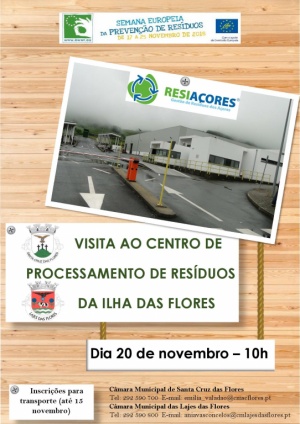 Visita ao Centro de Processamento de Res&iacute;duos dia 20 de novembro