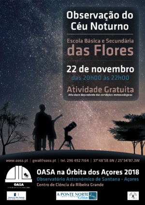 Observa&ccedil;&atilde;o do C&eacute;u Noturno dia 22 de novembro