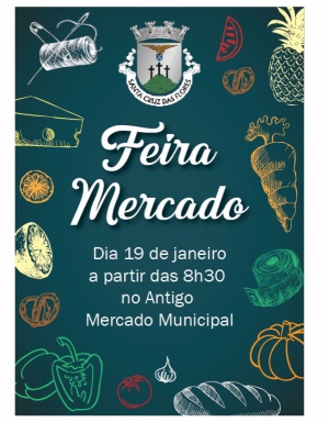 Feira Mercado no dia 19 de janeiro no Antigo Mercado Municipal
