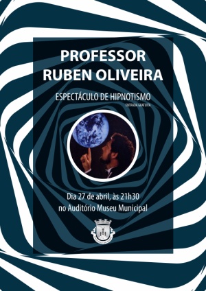 Espect&aacute;culo de Hipnotismo dia 27 de abril &agrave;s 21:30 no Audit&oacute;rio Municipal
