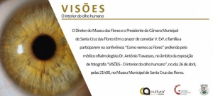 Convite - "Vis&otilde;es O interior do olho humano"