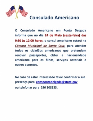 Visita consulado Americano Santa Cruz Flores 2019