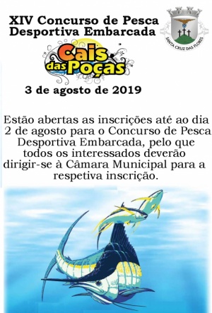 Inscri&ccedil;&otilde;es - XIV Concurso de Pesca Desportiva Embarcada