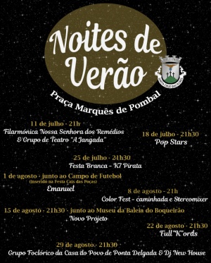 Noites de Ver&atilde;o na Pra&ccedil;a Marqu&ecirc;s de Pombal