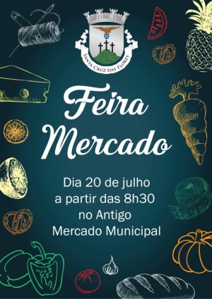 Feira Mercado no dia 20 de julho no Antigo Mercado Municipal
