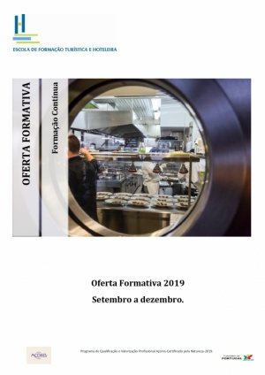 Oferta formativa 2019 - Escola de Forma&ccedil;&atilde;o Tur&iacute;stica e Hoteleira