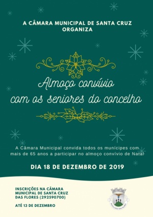 Almo&ccedil;o conv&iacute;vio com os seniores do concelho