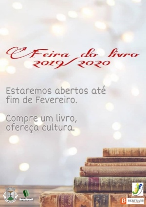 Feira do livro aberta at&eacute; ao final de fevereiro