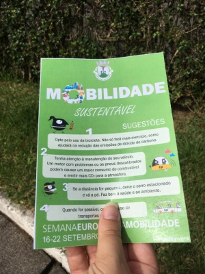 C&acirc;mara Municipal de Santa Cruz das Flores assinala a Semana Europeia da Mobilidade