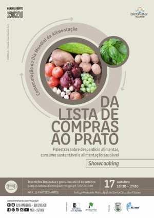 C&acirc;mara Municipal de Santa Cruz das Flores comemora Dia Mundial da Alimenta&ccedil;&atilde;o em parceria com o Parque Natural da Ilha das Flores
