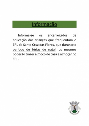 Informa&ccedil;&atilde;o aos Pais das Crian&ccedil;as do ATL