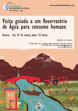 C&acirc;mara Municipal de Santa Cruz das Flores agenda visita a um Reservat&oacute;rio de &Aacute;gua para Consumo Humano no &acirc;mbito da comemora&ccedil;&atilde;o do Dia Mundial da &Aacute;gua