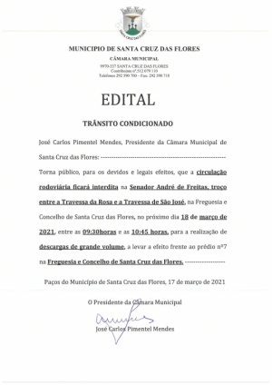 Informa&ccedil;&atilde;o - Tr&acirc;nsito Condicionado