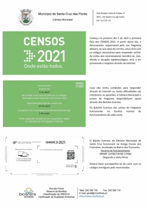 Informa&ccedil;&atilde;o - Censos 2021