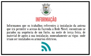 Acesso &agrave; Rede M&oacute;vel na Fazenda - Trabalhos Parados