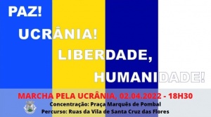 Marcha Pela Paz na Ucr&acirc;nia