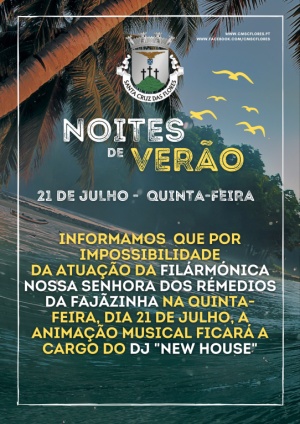 NOITES DE VER&Atilde;O EST&Atilde;O DE REGRESSO -  A PARTIR DE HOJE- N&Atilde;O FALTE!