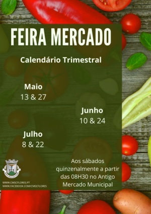 Feira Mercado Calend&aacute;rio Trimestral