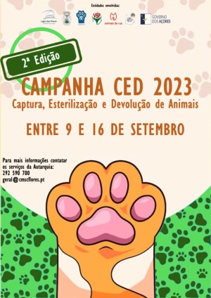 2ª edição da Campanha CED - Capturar, Esterilizar e Devolver