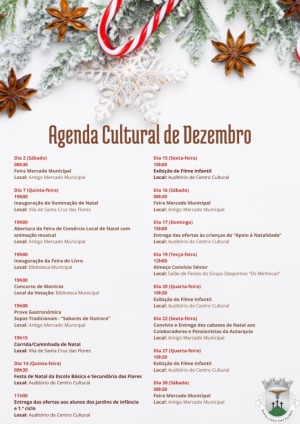 Agenda Cultural de dezembro