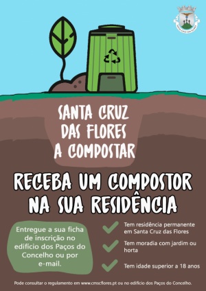 Receba um compostor - Santa Cruz das Flores a compostar
