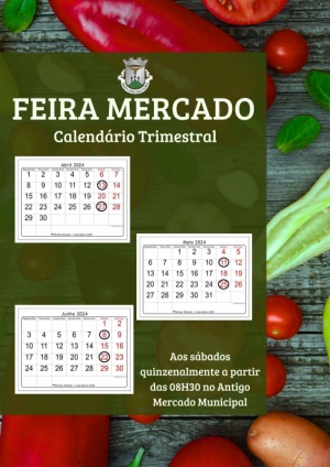 Feira Mercado - Calend&aacute;rio Trimestral