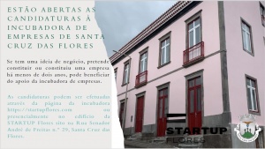 Edital - Abertura de Candidaturas Incubadora de Empresas