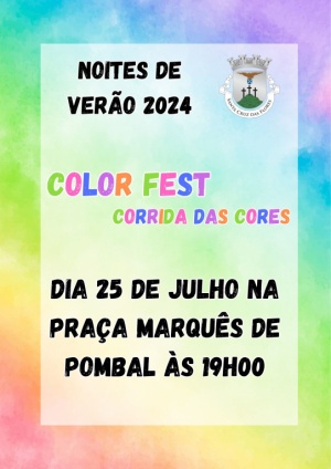 Color Fest dia 25 de Julho