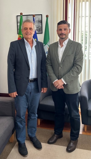 Presidente da C&acirc;mara recebe Presidente da Prote&ccedil;&atilde;o Civil Regional