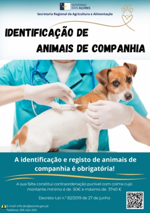 Obrigatoriedade de Identifica&ccedil;&atilde;o de animais de companhia