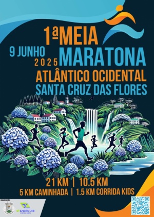 1&ordf; Meia Maratona Atl&acirc;ntico Ocidental dia 9 junho