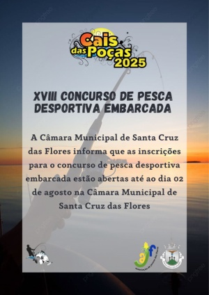 Inscri&ccedil;&otilde;es - XVIII Concurso de Pesca Desportiva Embarcada