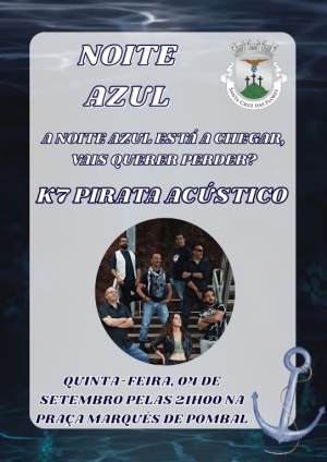 Noite Azul dia 04 de Setembro