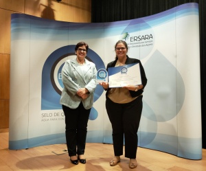C&acirc;mara Municipal de Santa Cruz das Flores distinguida com Selo de Qualidade da &Aacute;gua para consumo humano
