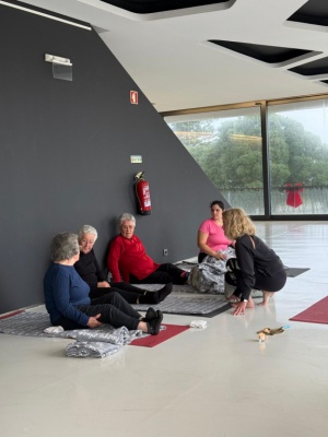 Primeira Sess&atilde;o de Ioga para Seniores