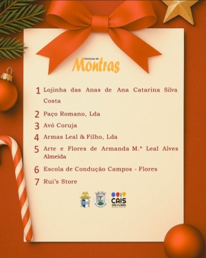 Concurso de Montras &mdash; Domingo, 7 de dezembro