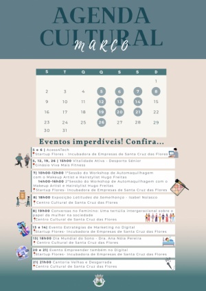 Agenda Cultural &ndash; Mar&ccedil;o
