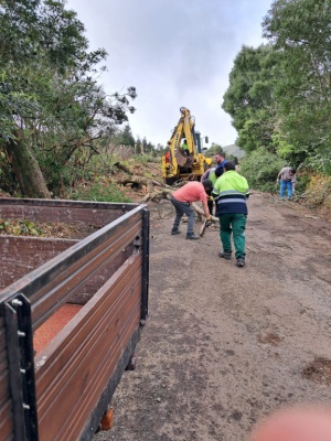 C&acirc;mara Municipal realiza limpeza de vias na Fazenda de Santa Cruz