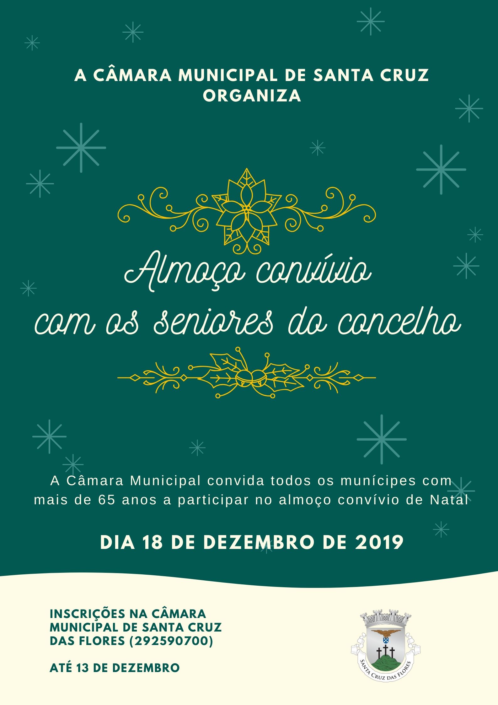 almo&ccedil;o conv&iacute;vio seniores do concelho